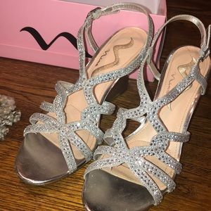 Nina Silvery Glittery Shoes